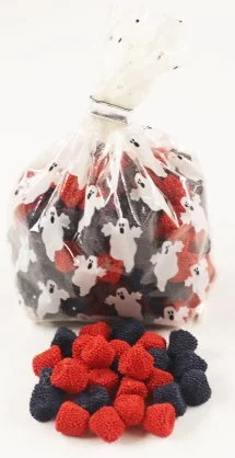 Scott's Cakes Strawberries & Blueberries in a 8 oz. Ghost Bag