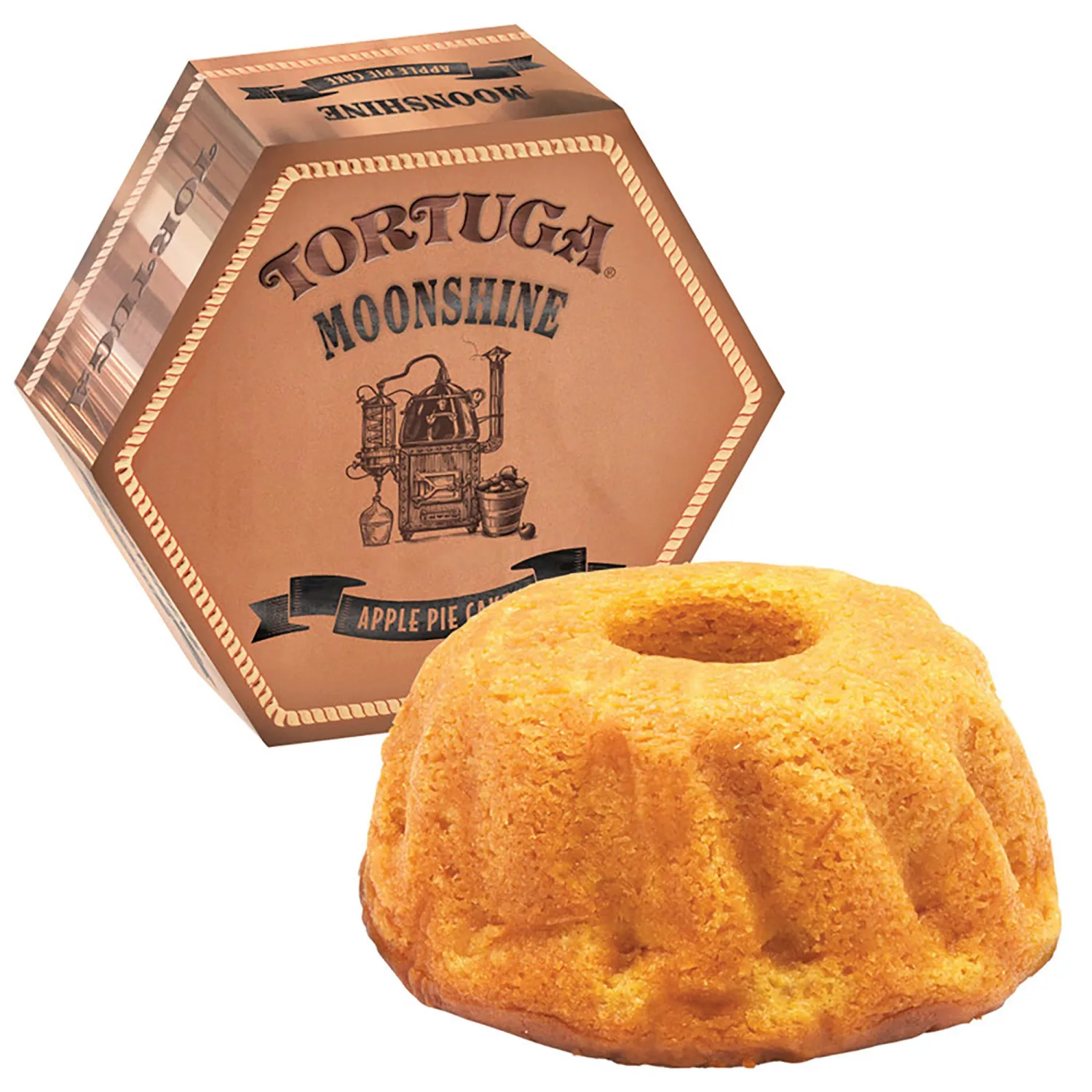 TORTUGA Caribbean Moonshine Apple Pie Cake - 16 oz Cake - The Perfect Premium Gourmet Gift for Gift Baskets & Birthday Gifts - Great Cakes for Delivery