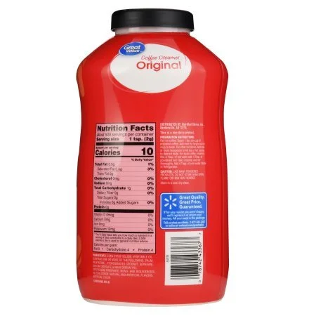 Coffee Creamer, Original, 0g Trans Fat Per Serving 35.3 oz