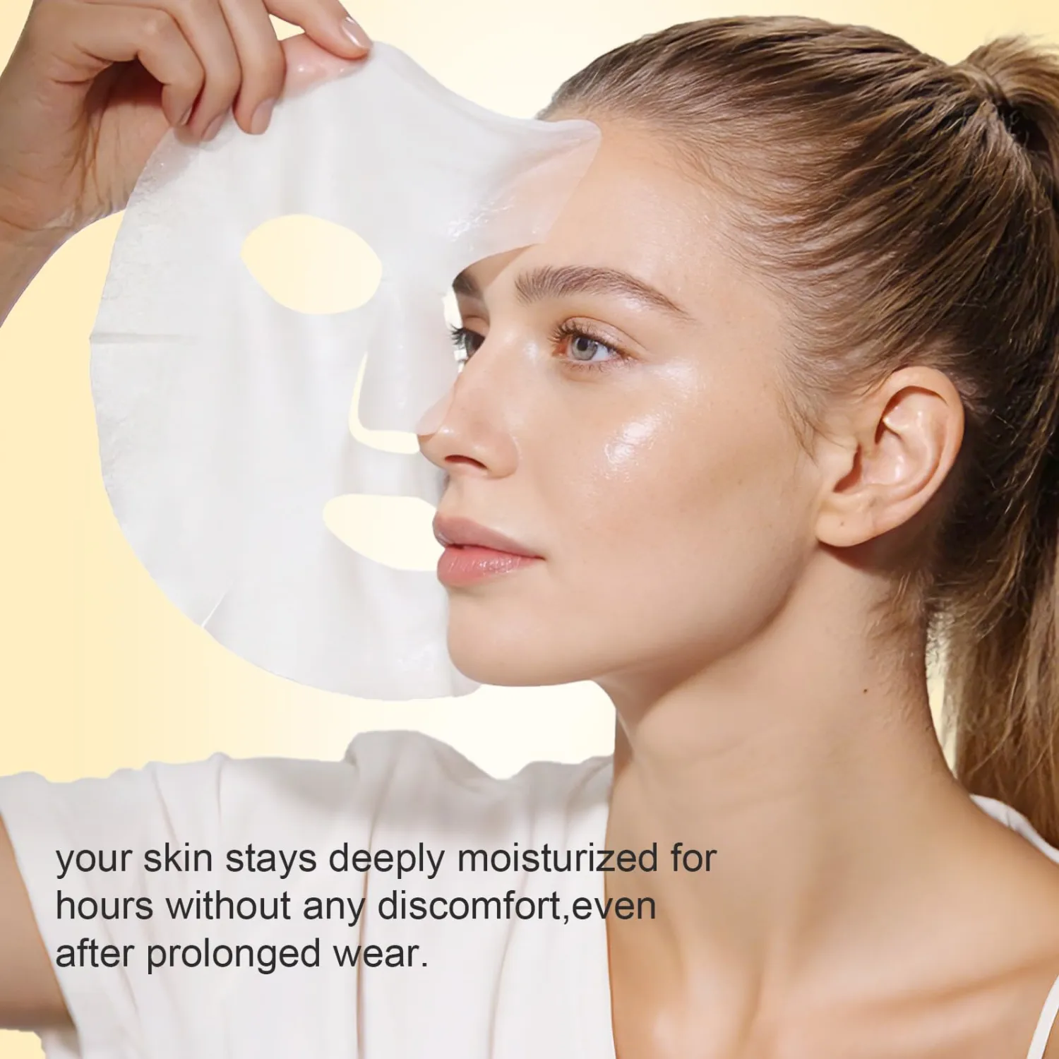 Snail Mucin Sheet Mask(10 Sheets) with Snail Mucin Serum, Collagen Face Mask for All Skin Deep Hydrating, Relieve Dryness