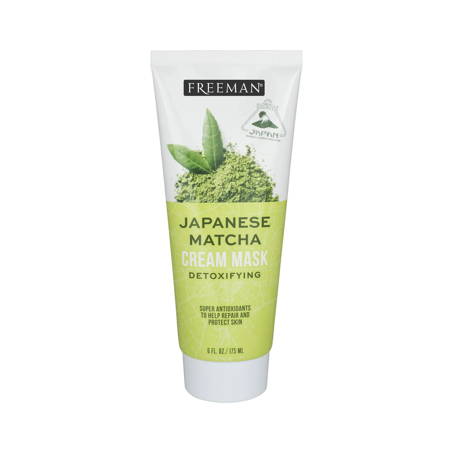 Freeman Exotic Blends Detoxifying Japanese Matcha Cream Facial Mask, 6 fl.oz./ 175 mL Tube