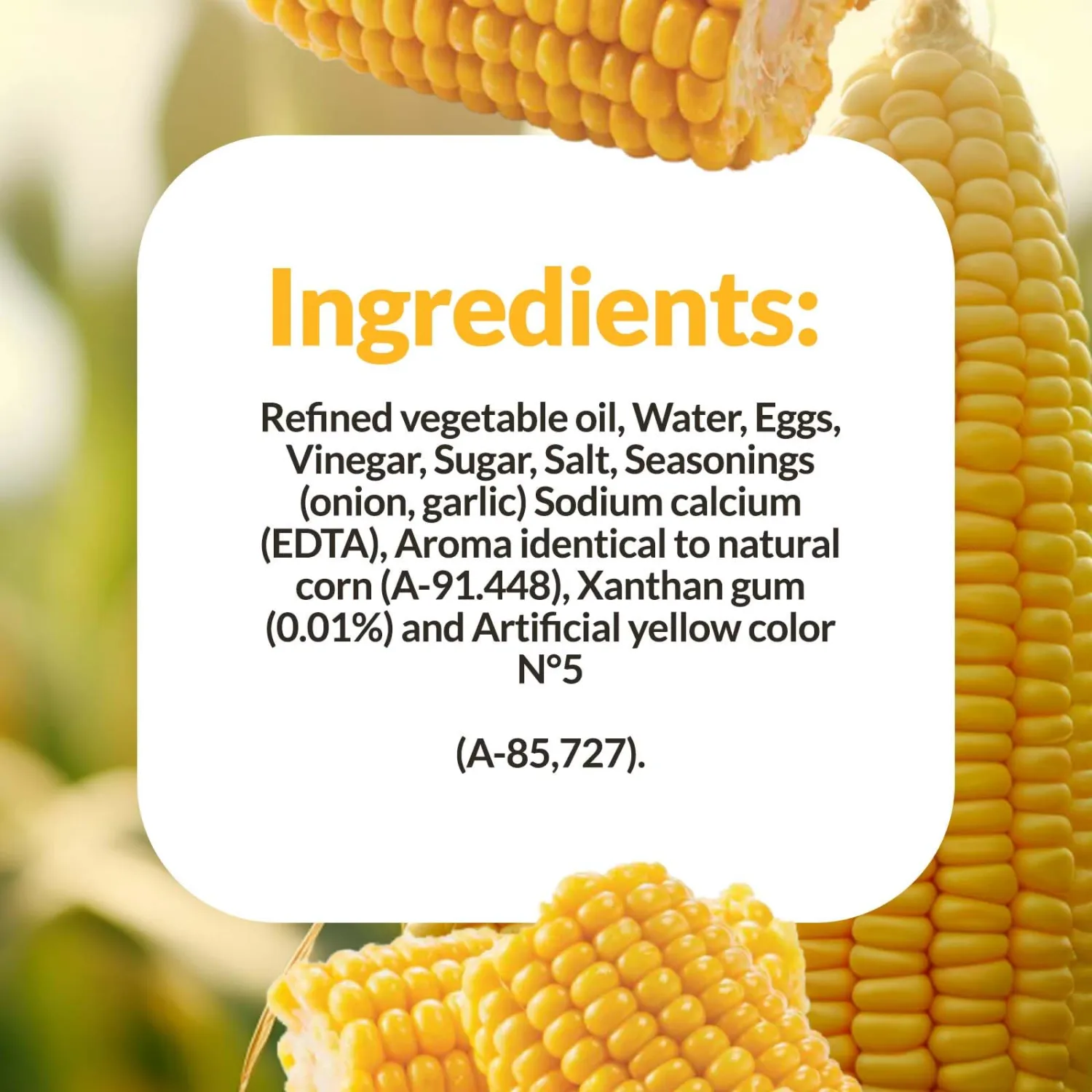 FRITZ Corn Sauce, Creamy Sweet Corn Sauce for Loaded Hot Dogs, Burgers, Sandwiches & Nachos, Authentic Venezuelan-Inspired Flavor, 240g 1 Pack