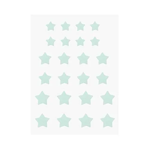 The Crème Shop Star Shape Clear Skin Hydrocolloid Dark Spot Acne Patches - Infused with Salicylic Acid + Witch Hazel | Adhesive patches that fight pesky pimples. (72 Patches / 3 Sizes)