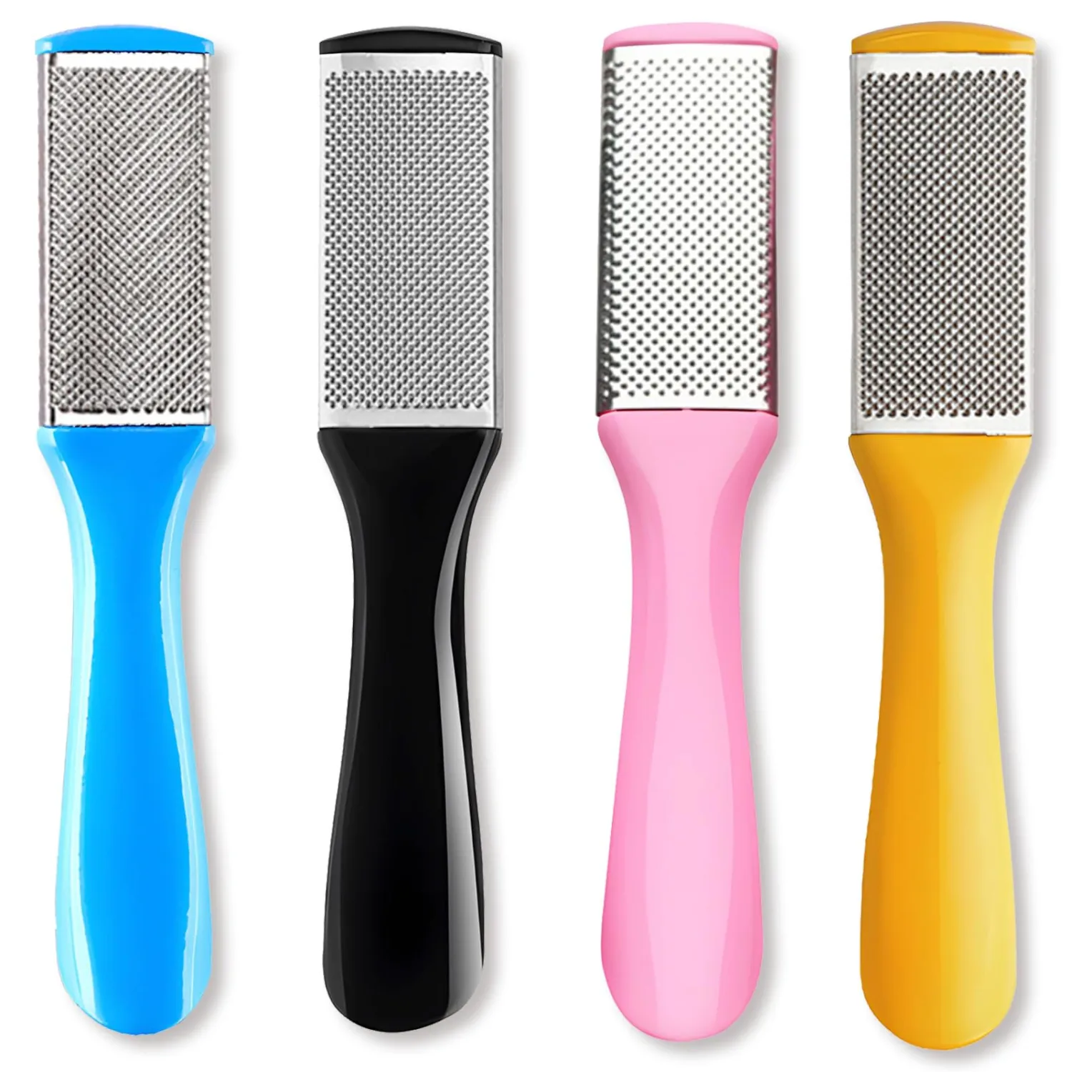 4 Pcs Pedicure Foot Files Callus Remover with Double Sided Feet Rasp for Dead Skin - Professional Foot Care Tools to Removes Hard Skin Corns for Dry and Wet Feet