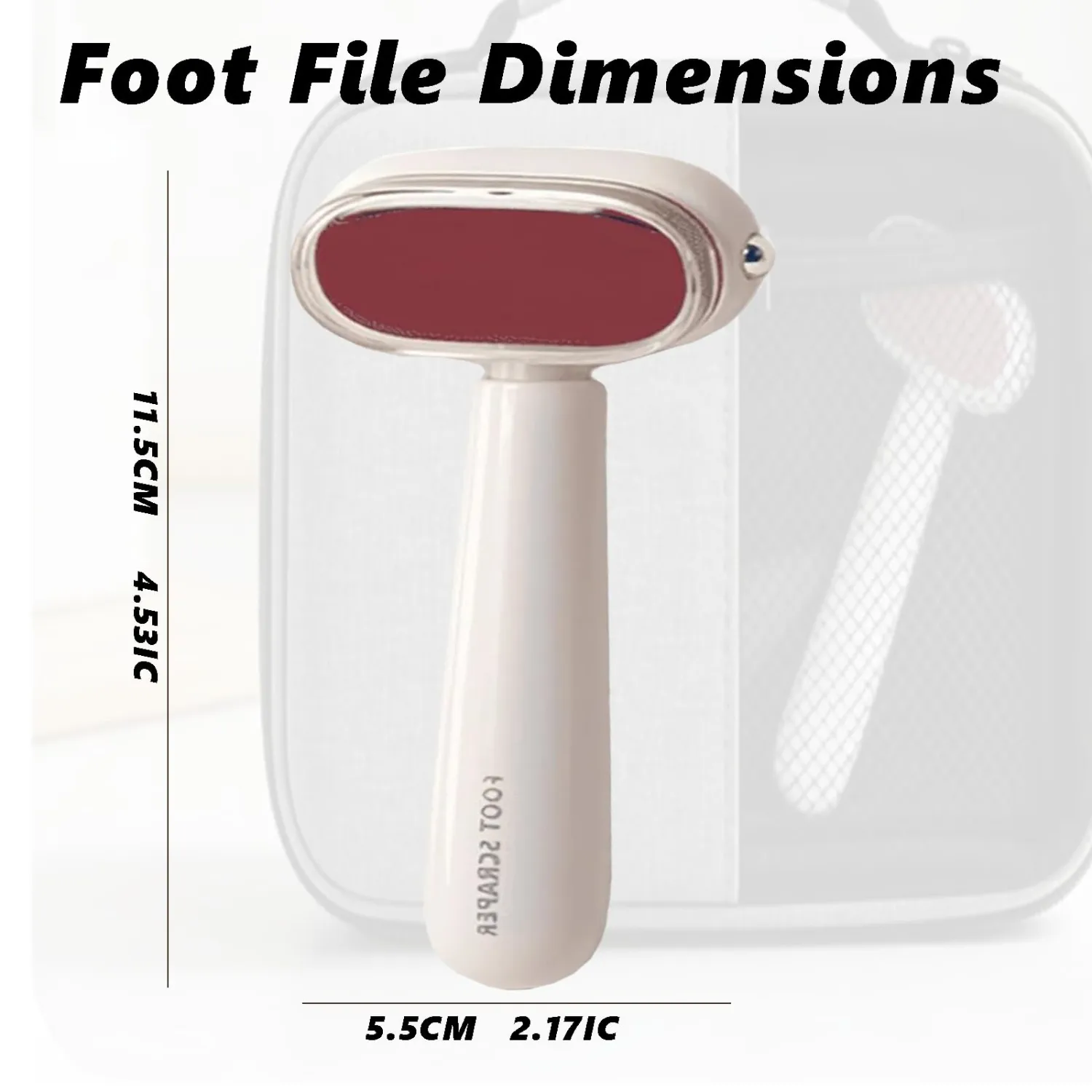2026 New Double Sided Foot File Callus Remover, Safe for Dry/Wet Use. | Professional foot therapy tools, gentle exfoliating agents for dead skin and hard scabs, safe for wet/dry use