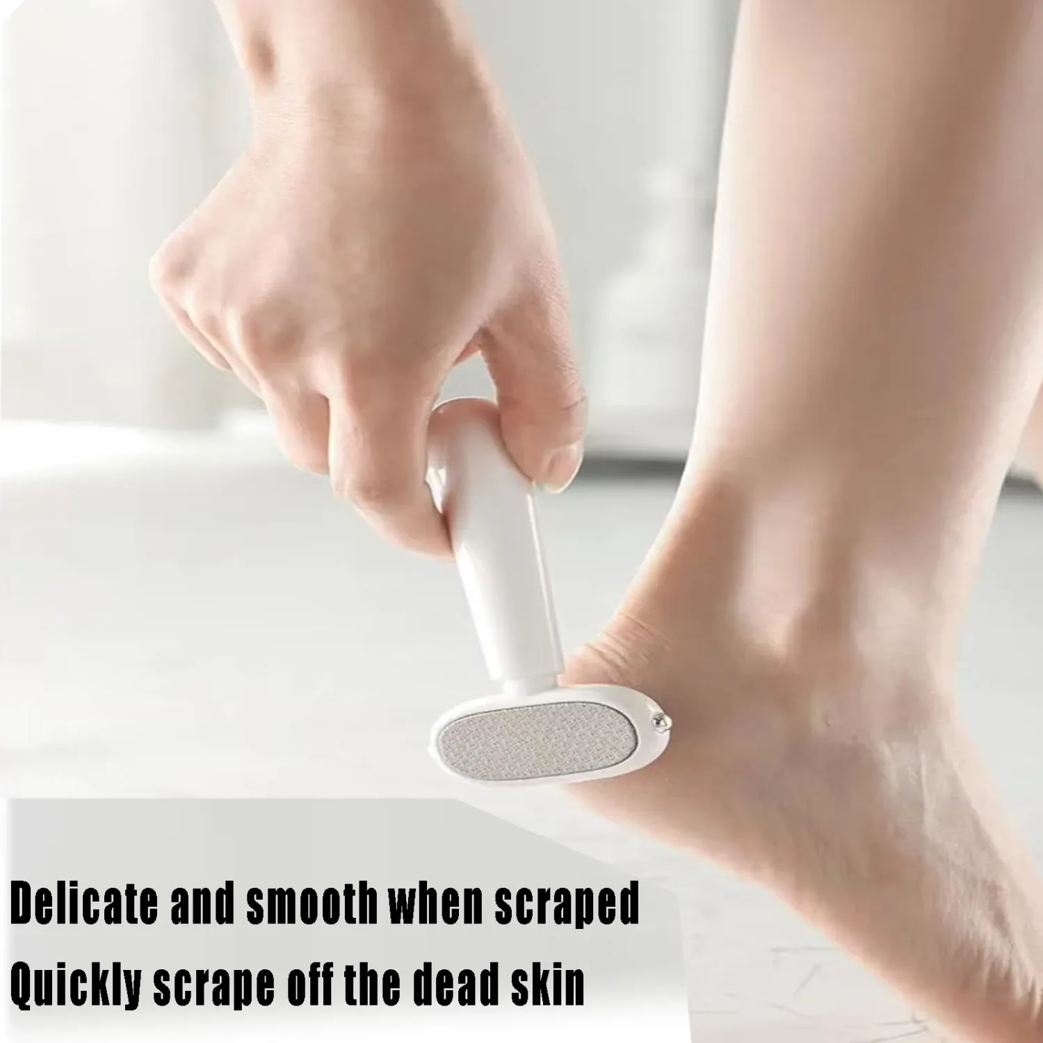 2026 New Double Sided Foot File Callus Remover, Safe for Dry/Wet Use. | Professional foot therapy tools, gentle exfoliating agents for dead skin and hard scabs, safe for wet/dry use