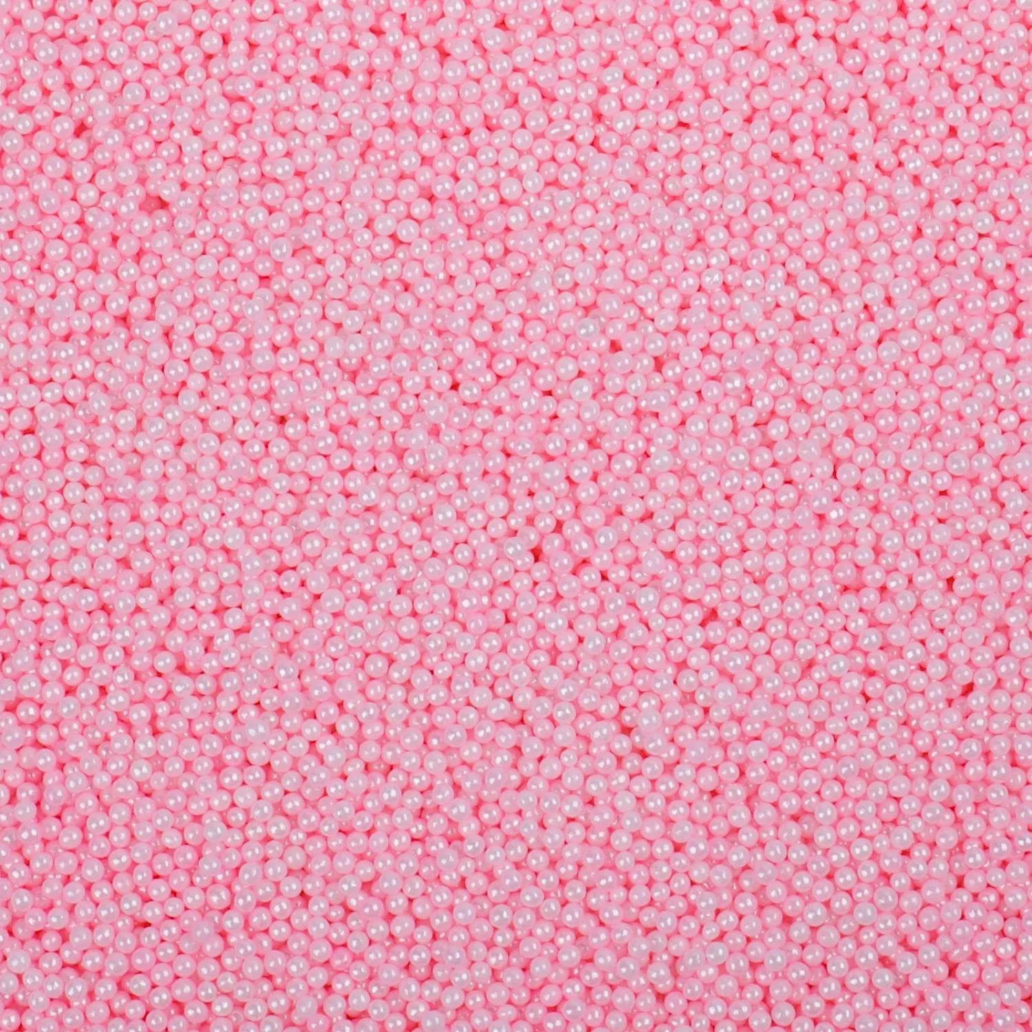 Light Pink Nonpareils Sprinkles - 2mm Edible Mini Pearl Sprinkles for Cake Decorating, Cupcake, Cookie, Baking, Donuts, Ice Cream Toppings, Wedding Party Supplies 130g/4.58oz