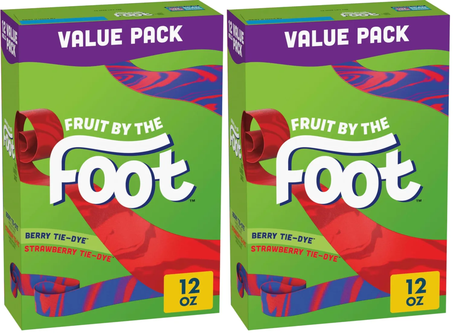 Fruit by the Foot, Fruit Snacks, Variety Pack, 9 oz (Pack of 2)