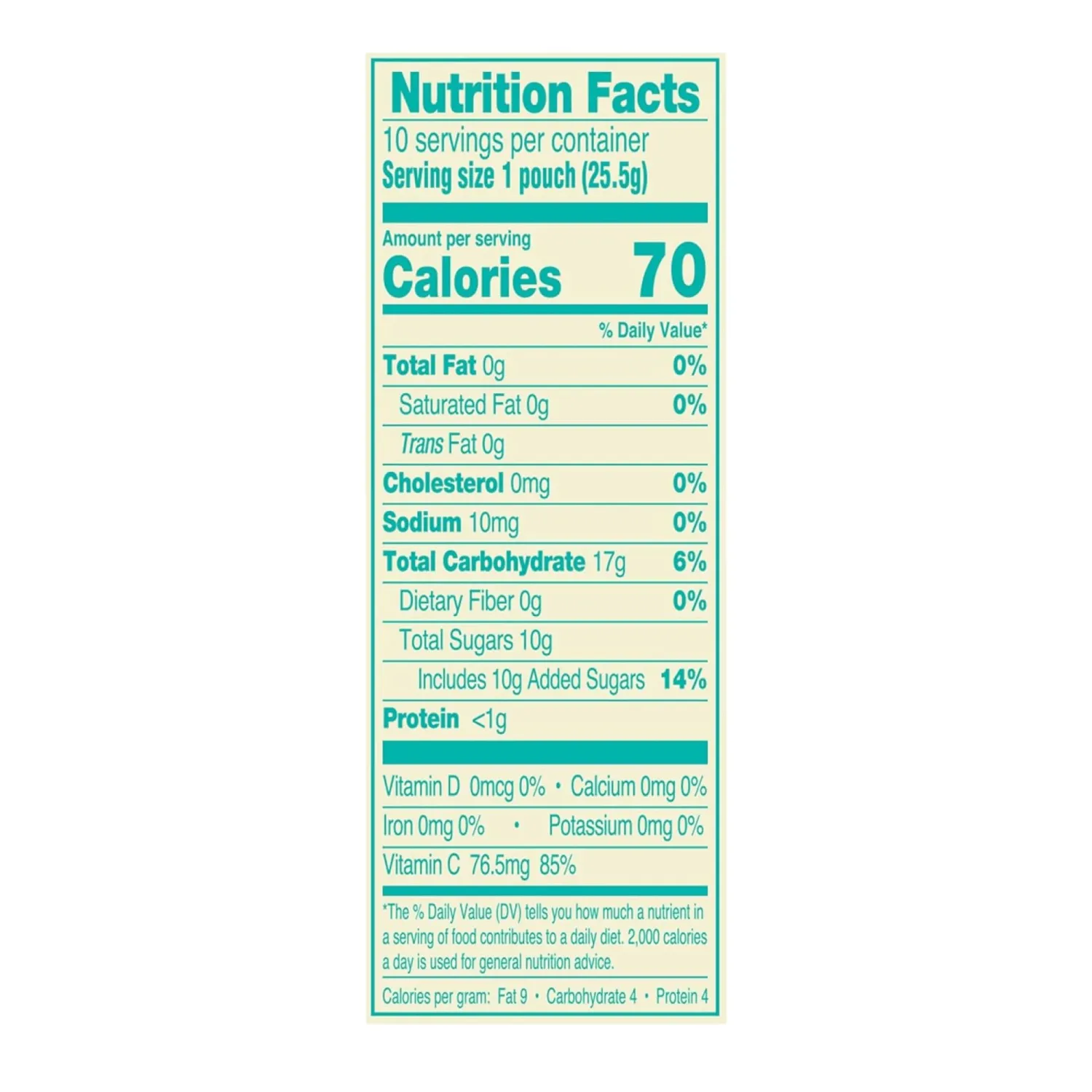 AriZona Iced Tea Fruit Snacks, Mixed Fruit - 0.9 oz, 10 count Box (Pack of 2)