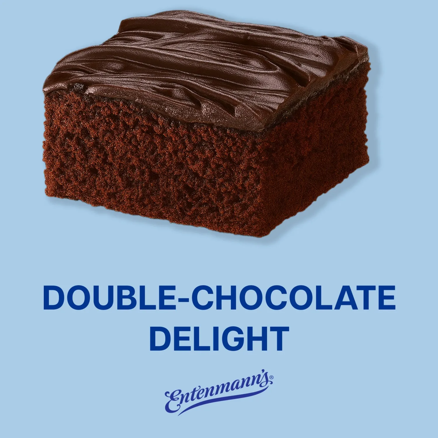 Entenmann's Chocolate Fudge Iced Cake, Sheet Cake, 17 oz Box | Kosher (OU Dairy) |