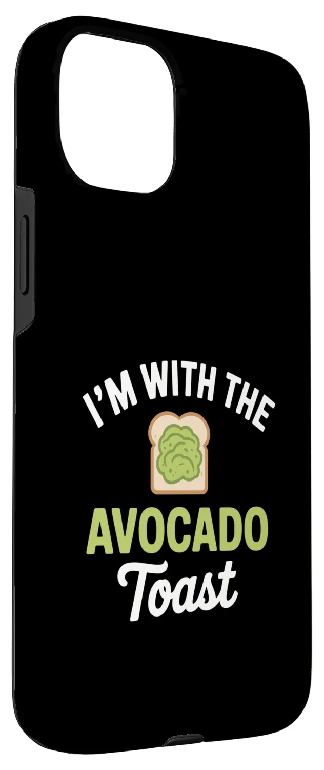 Fun Avocado Toast Guacamole Tee - I'm with The Avocado Toast Case for iPhone 15 Plus