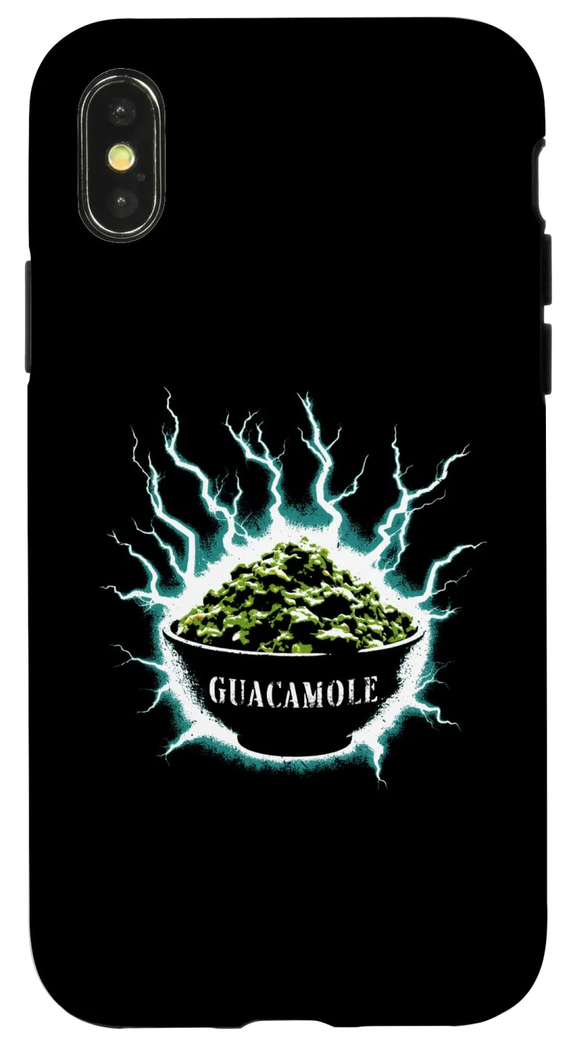 iPhone X/XS Intense Guacamole - Funny Graphic Avocado Guacamole Lover Case