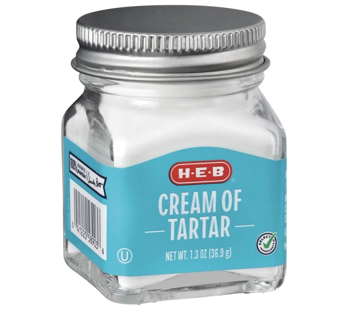 HEB Seasonings & Rubs- 1 pack (Cream of Tartar 1.3oz)
