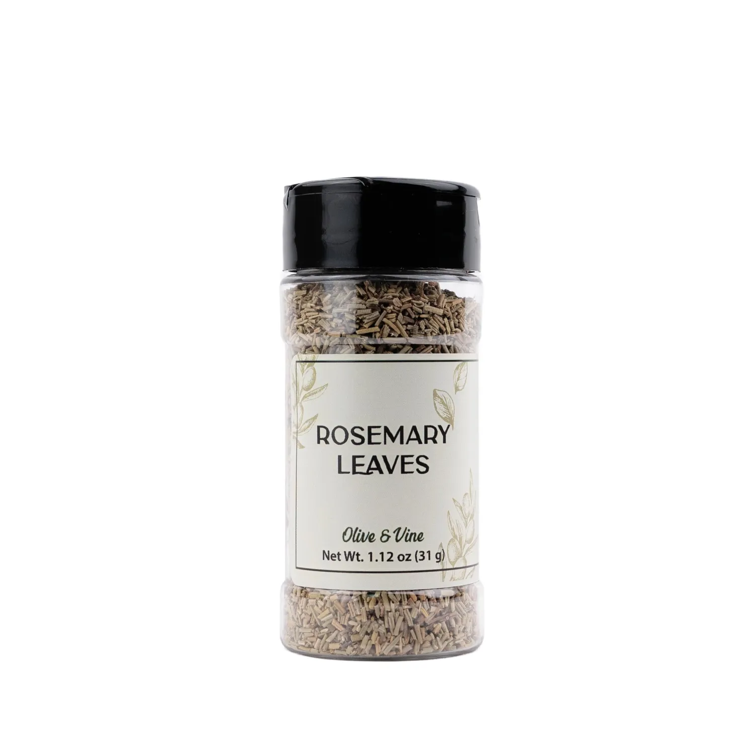 Olive & Vine Rosemary Leaves, Earthy & Aromatic, Seasoning for Roasted Meats, Soups, and Breads, Rich Tradition, Authentic Taste, For Global Recipes (1.12 Ounce)