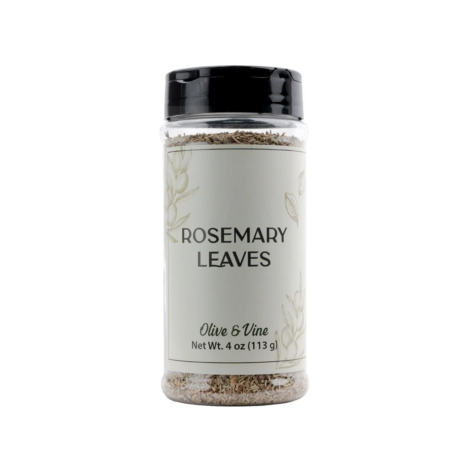 Olive & Vine Rosemary Leaves, Earthy & Aromatic, Seasoning for Roasted Meats, Soups, and Breads, Rich Tradition, Authentic Taste, For Global Recipes (4 Ounce)