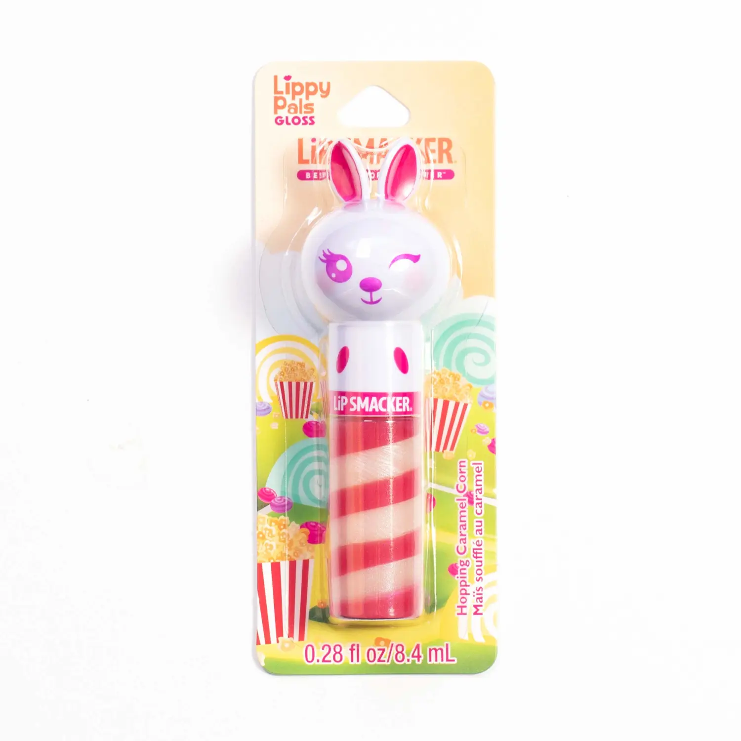 Lip Smacker Lippy pal swirl lip gloss, Bunny - Hopping Caramel Corn, 0.14 Ounce (Pack of 2)