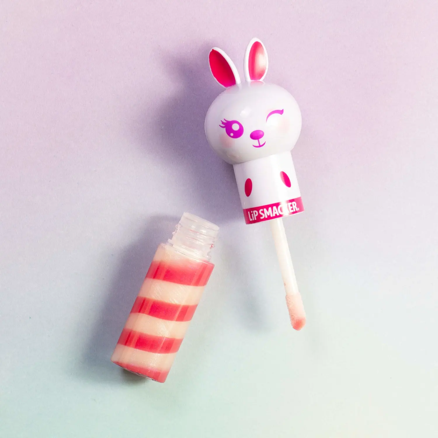 Lip Smacker Lippy pal swirl lip gloss, Bunny - Hopping Caramel Corn, 0.14 Ounce (Pack of 2)