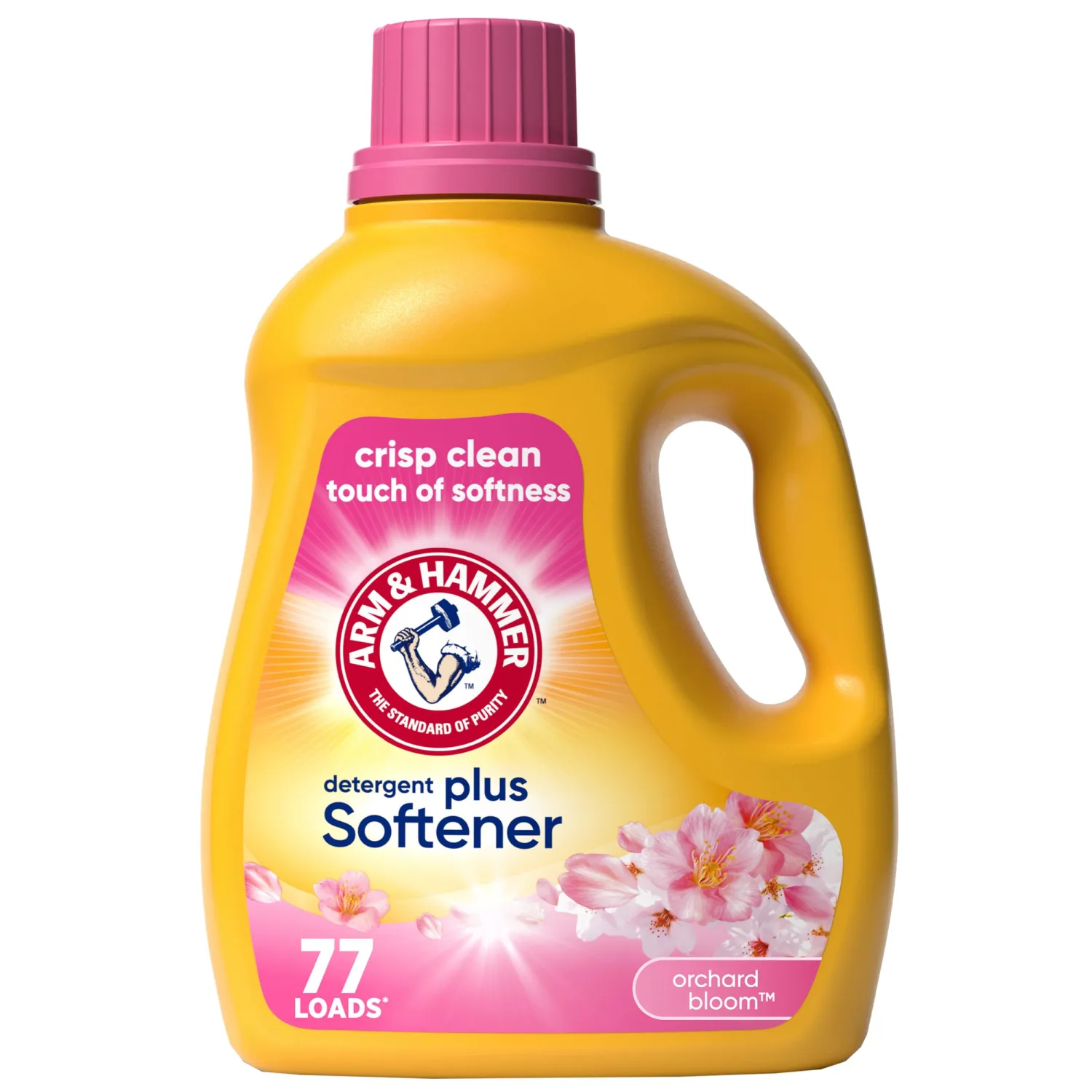 ARM & HAMMER Plus a Touch of Softener, 77 Loads, Liquid Laundry Detergent, 100.5 Fl oz