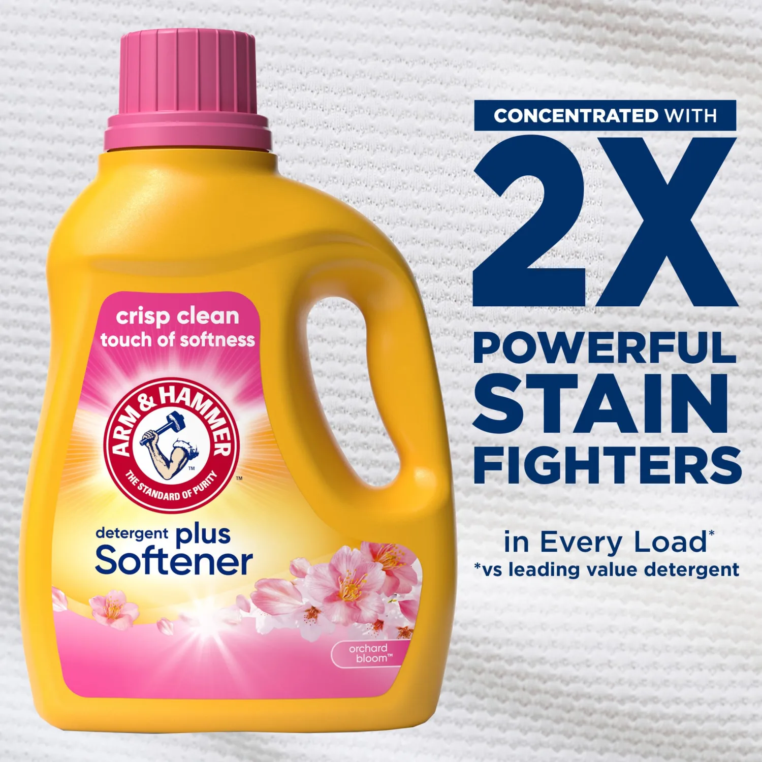ARM & HAMMER Plus a Touch of Softener, 77 Loads, Liquid Laundry Detergent, 100.5 Fl oz