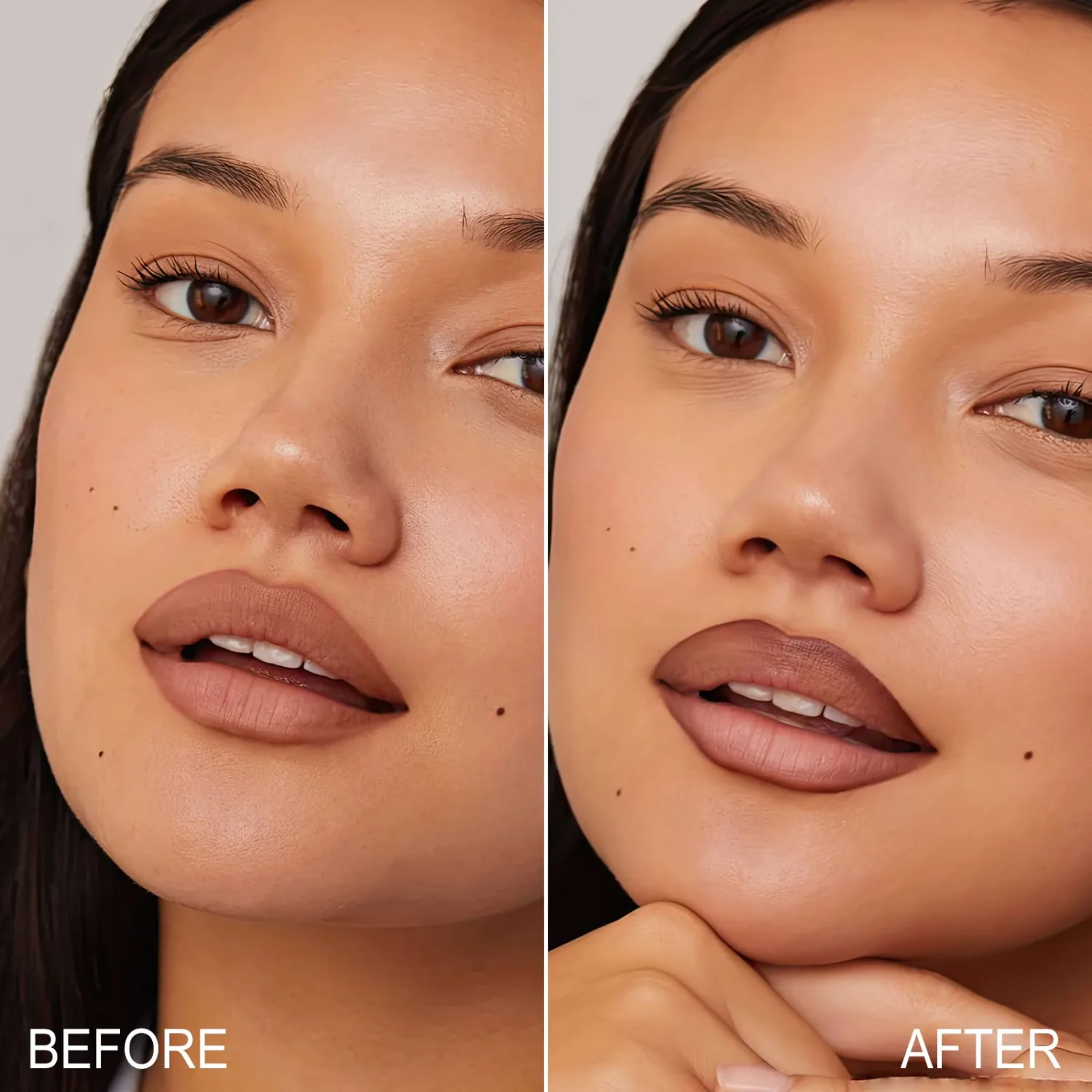 Peel Off Lip Liner Stain, Long Wear Tattoo Lip Stain Peel Off Lip Liner, Matte Finish, Waterproof & Transfer-proof, Highly Pigmented Color, for A Beauty Lip Look (Rose)