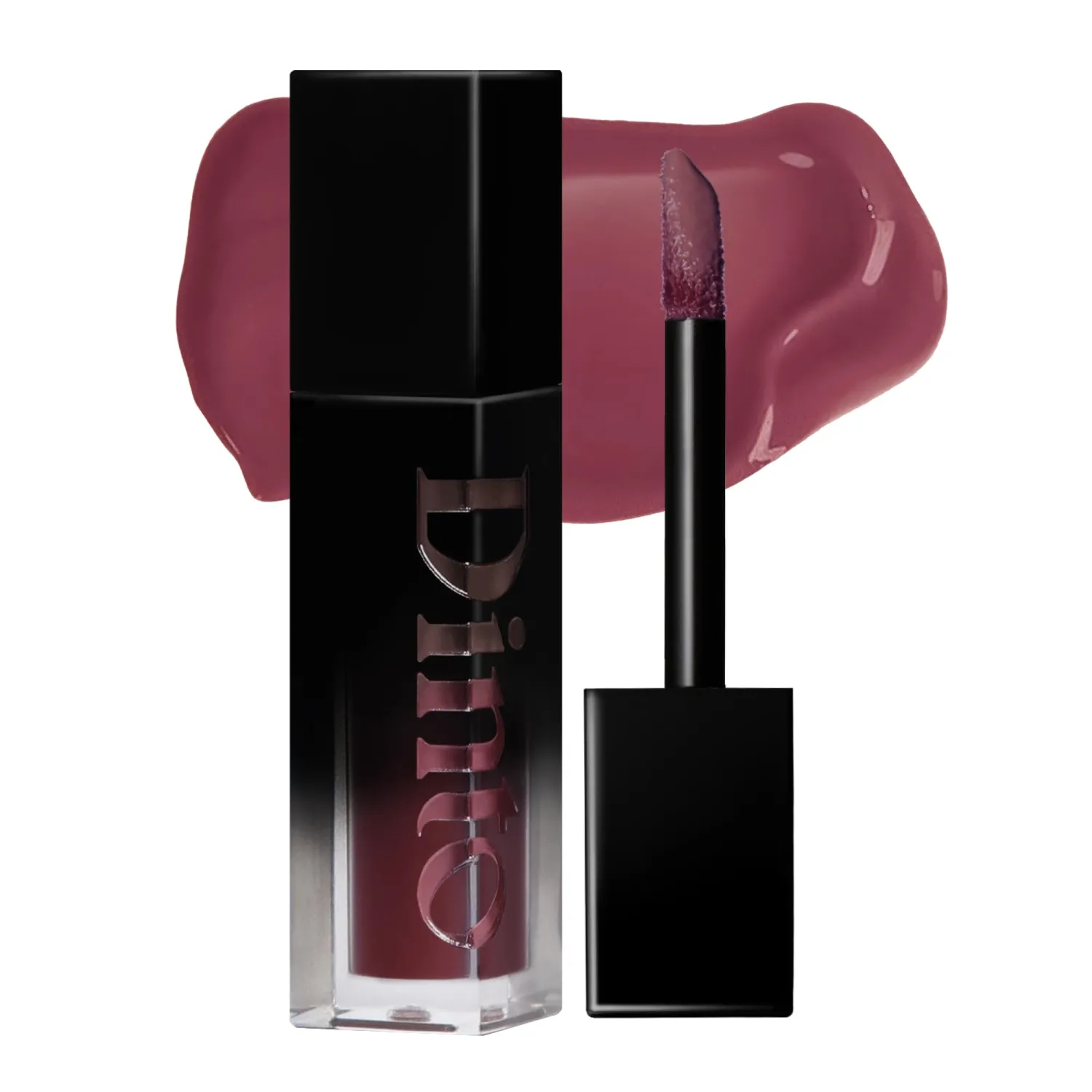 DINTO Blur-Glowy Mini Lip Tint (258 Deo Volente) – Dewy Finish Glowy Korean Lip Tint, Long Lasting All Day Stain, Muted Deep Berry Red, Vegan & Cruelty-Free, 0.04 fl oz