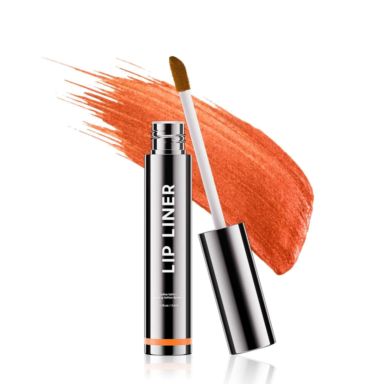 Lip Liner Stain Peel off - Waterproof & Long Lasting Peel Lip Stain Non-Stick Cup, Enhancing Complexion & Nourishing for All Skin Types, Create A Natural Lip Color (Coral)