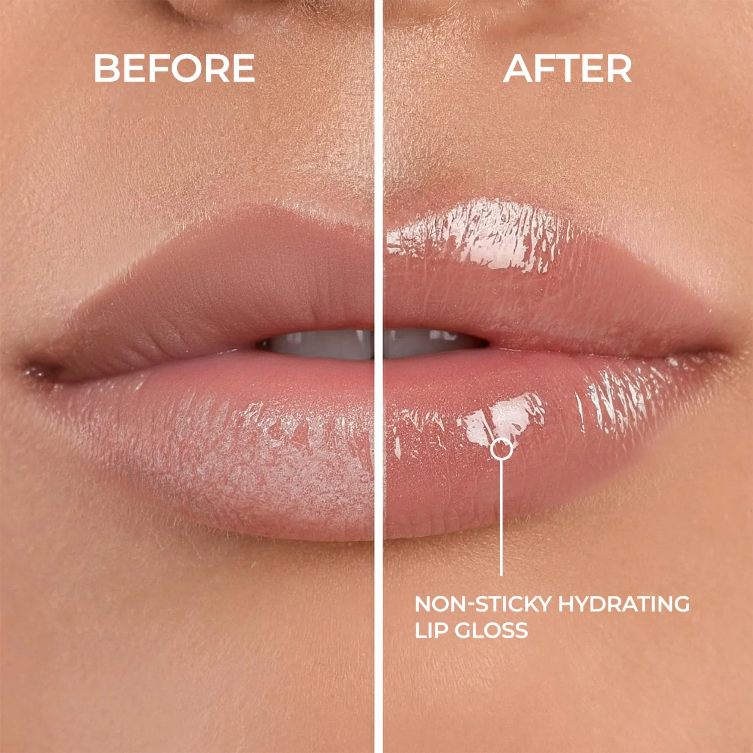 MON RÊVE Moisturizing Lip Gloss for Women – Ultra-Shiny 3D Hydrating Lip Gloss with Chamomile Oil, Non-Sticky Nourishing Formula for Long-Lasting Wear, 0.27 fl oz, 18 Shimmer Shades (11 PINK PARTY)