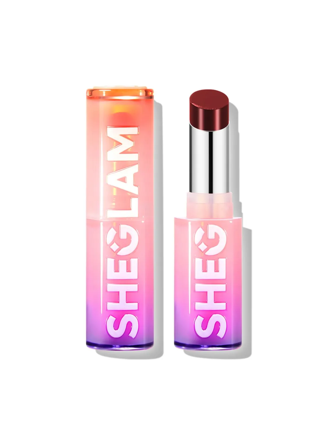SHEGLAM Mirror Kiss High-Shine Lipstick Silky Jelly Texture Hydrated&Smooth Lip Gloss-Vibe Check