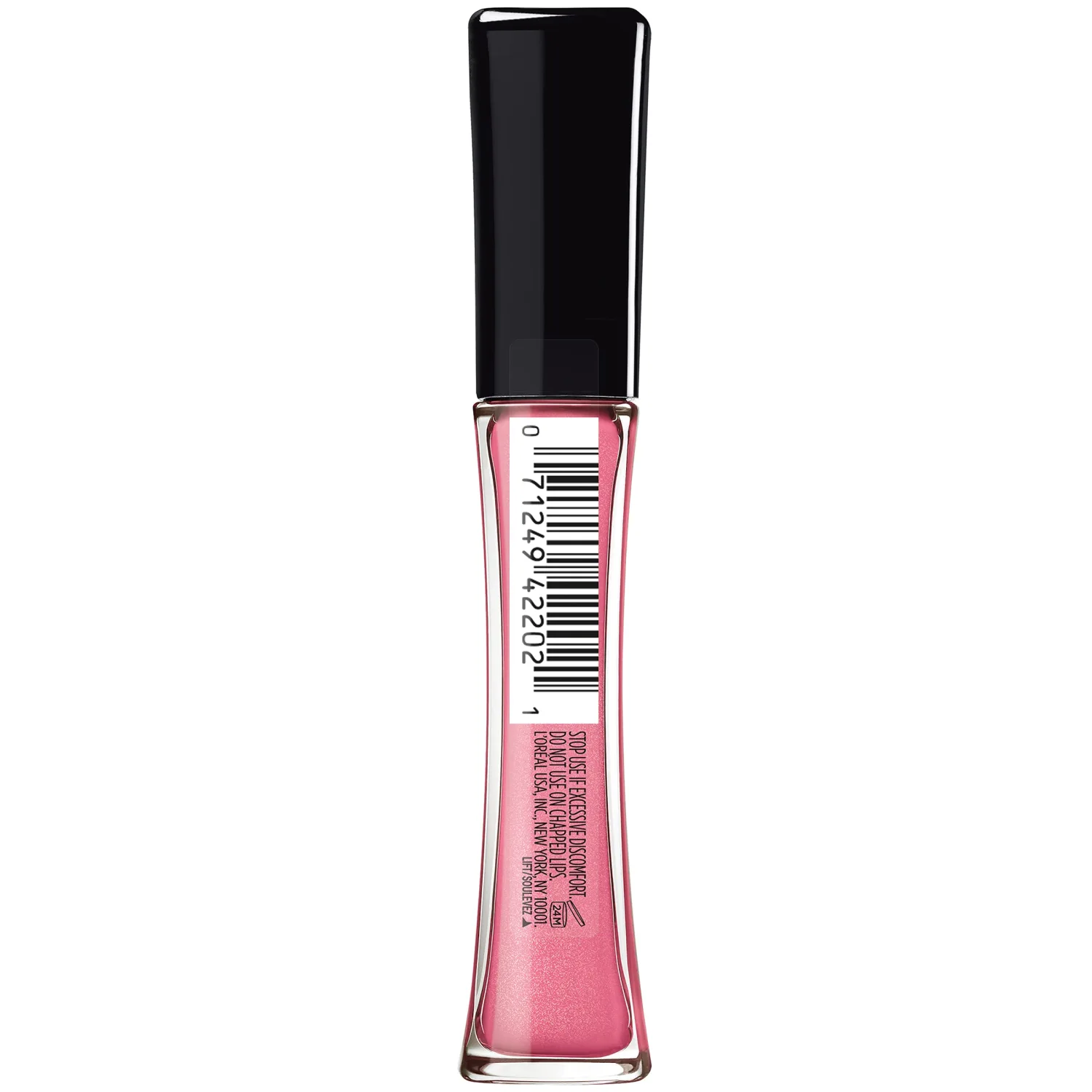 L'Oreal Paris Infallible Pro Gloss Plump Lip Gloss with Hyaluronic Acid, Long Lasting Plumping Shine, Lips Look Instantly Fuller and More Plump, Gleam, 0.21 fl. oz.