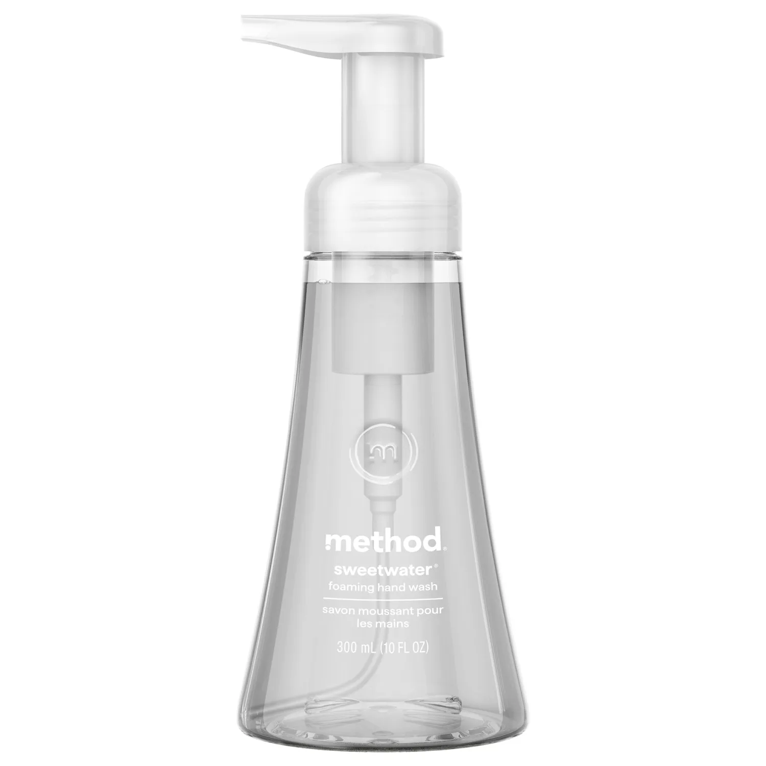 method Foaming Hand Wash, Sweet Water - Leaves Hands Soft & Clean, for Bathroom & Kitchen, Dewy Lemon Leaf, Grapefruit & Star Jasmine Notes, 10 fl oz