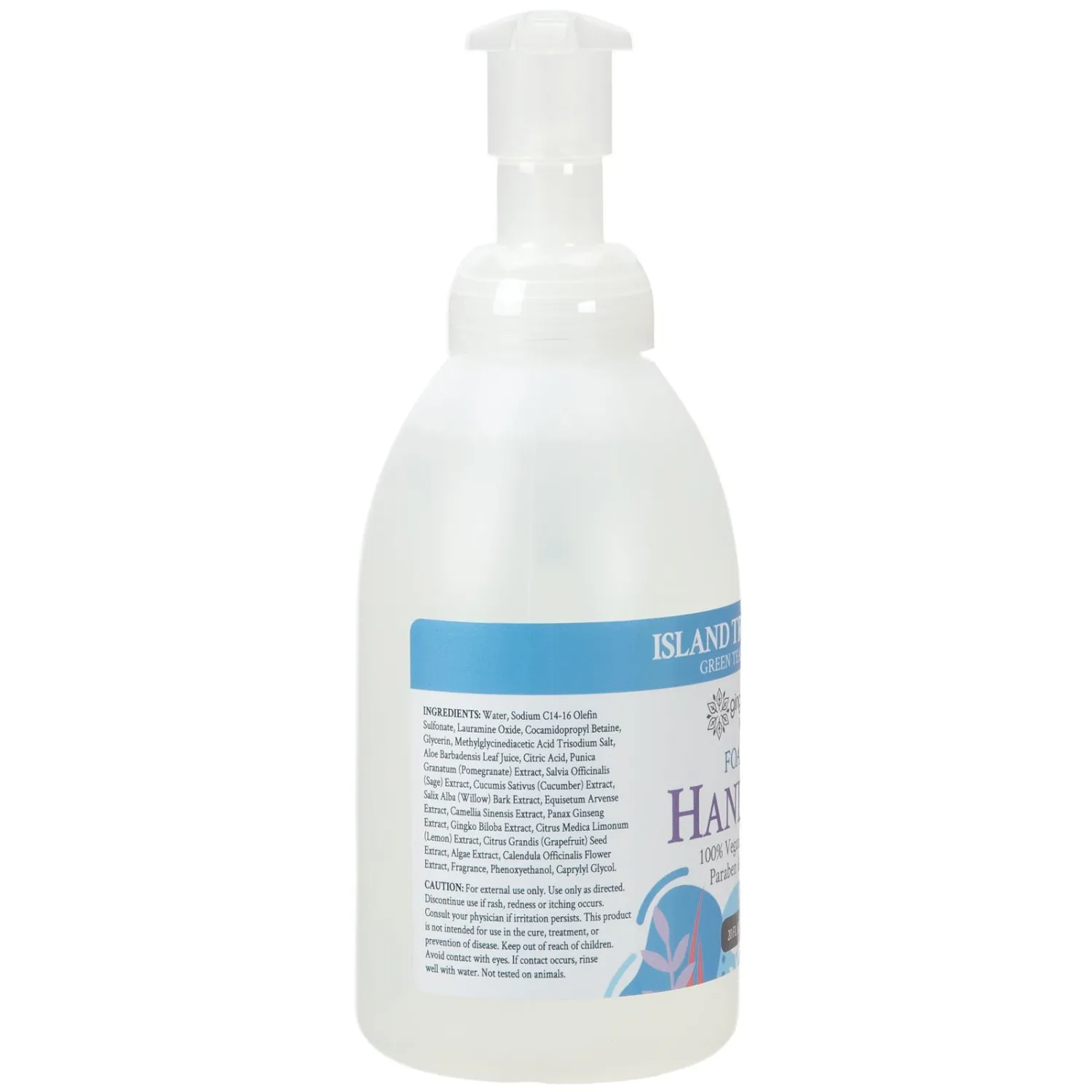 Ginger Lily Farms Botanicals All-Purpose Foaming Hand Soap Refill, Island Tranquility, 100% Vegan & Cruelty-Free, Green Tea Lemongrass Scent, 20 Fl Oz (Pack of 1)