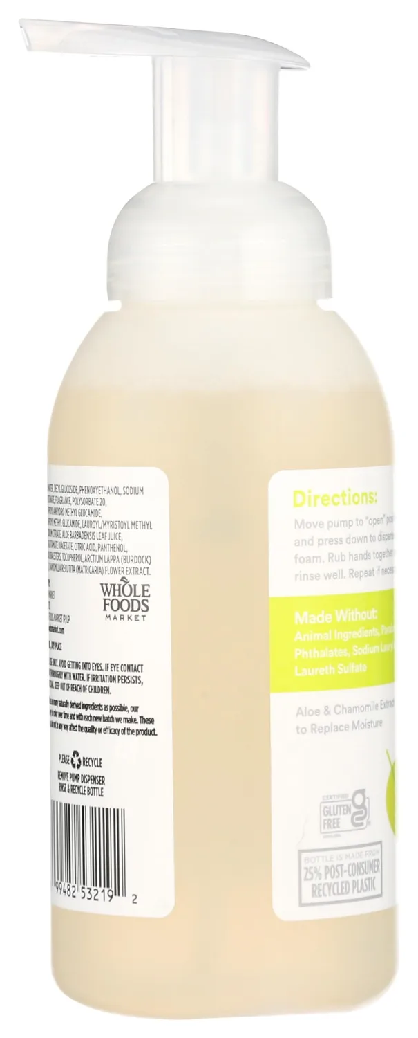 365 by Whole Foods Market, Foaming Hand Soap, Lakeside Leaves, 12 Fl Oz