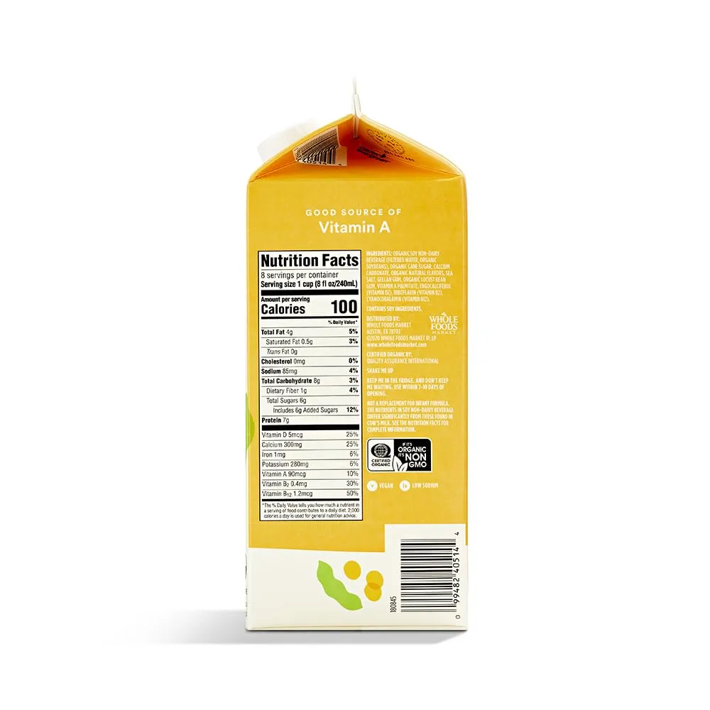 365 by Whole Foods Market, Organic Original Soy Milk, 64 fl oz