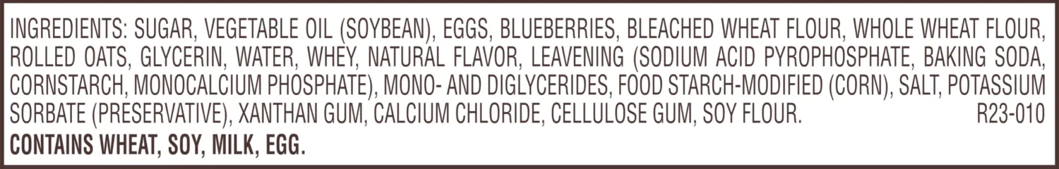 Thomas' Blueberry Oat Muffin Tops, 6 Muffin Tops with No High Fructose Corn Syrup, 10.5 Oz Package