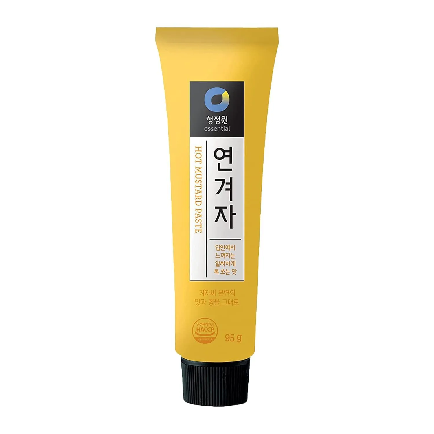 Korean Premium Hot Spicy Yellow Mustard Paste Sauce, No Additives, All Natural, 3.35oz