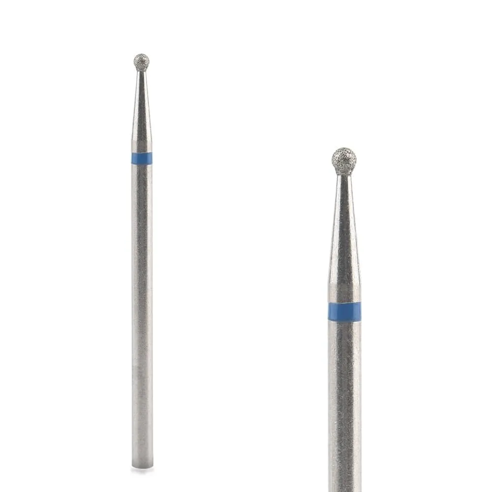 12 Sizes Diamond Ball Shape Nail Drill Bit Nail Polish Gel Removal for Electric Cuticle Clean Nails Drill Manicure Machine Salon Tools Accessories (18D-M)