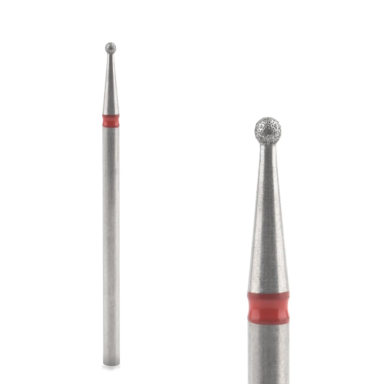 12 Sizes Diamond Ball Shape Nail Drill Bit Nail Polish Gel Removal for Electric Cuticle Clean Nails Drill Manicure Machine Salon Tools Accessories (15D-F)