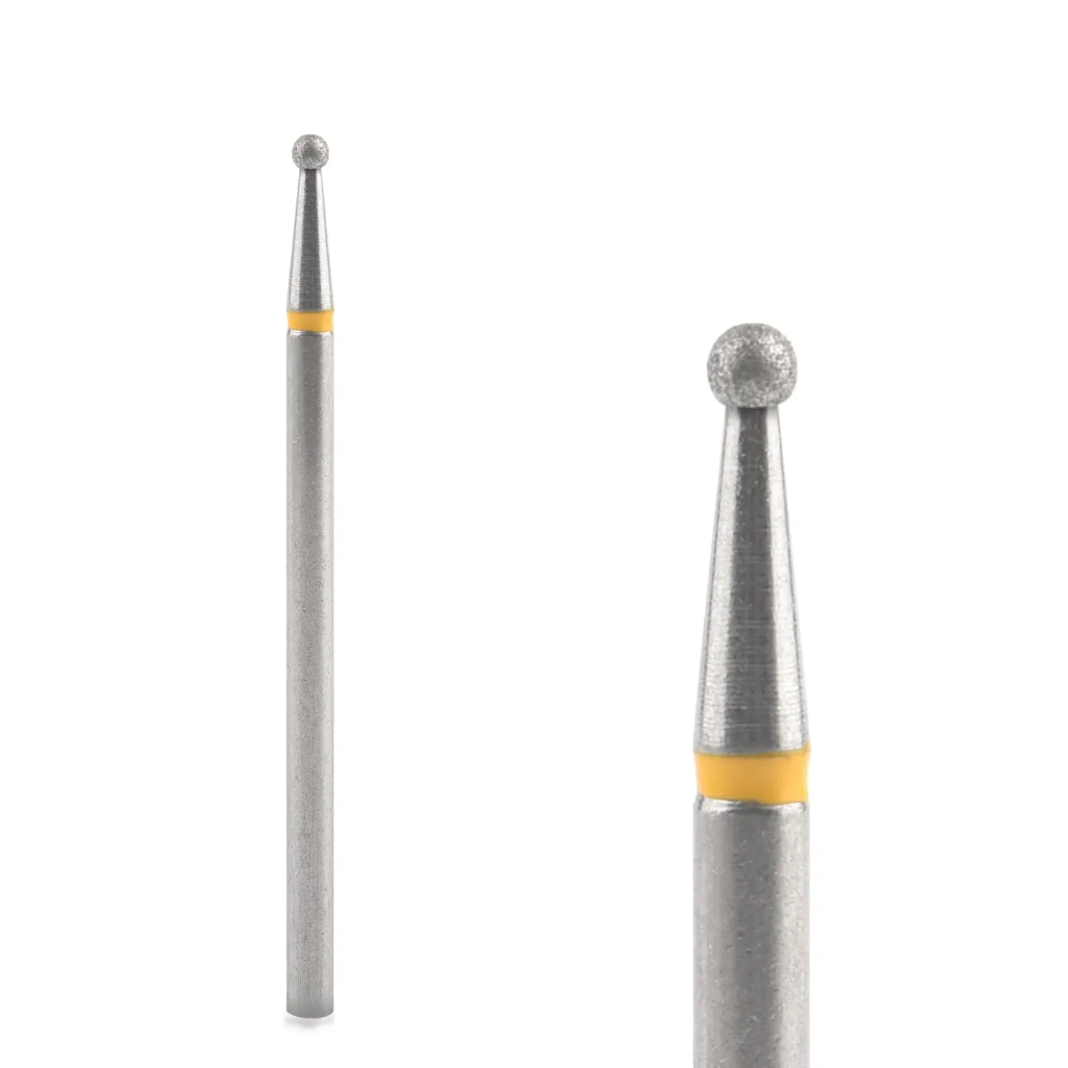 12 Sizes Diamond Ball Shape Nail Drill Bit Nail Polish Gel Removal for Electric Cuticle Clean Nails Drill Manicure Machine Salon Tools Accessories (18D-XF)