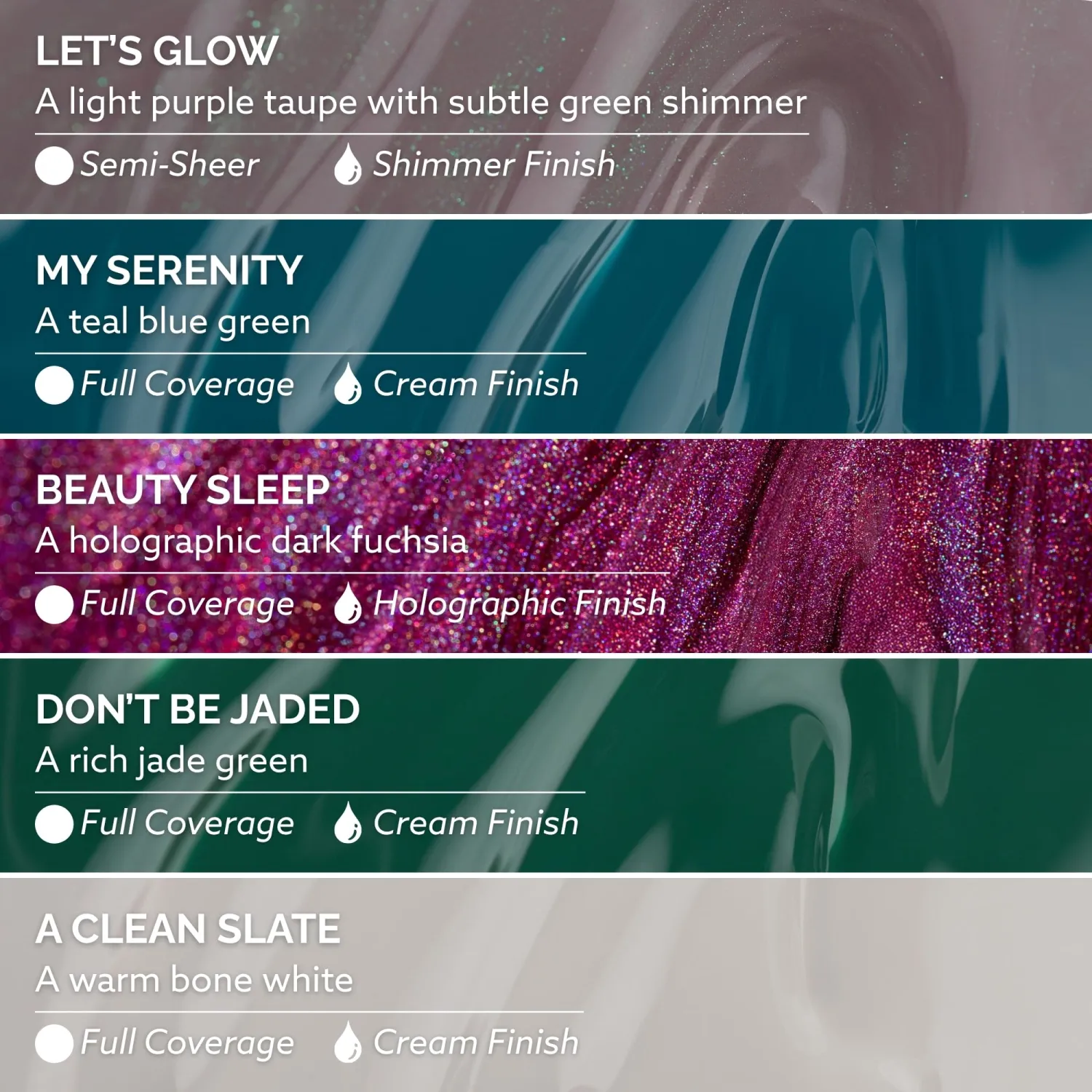 Dazzle Dry Mini Flight - Romanticize - 5 Mini Lacquers