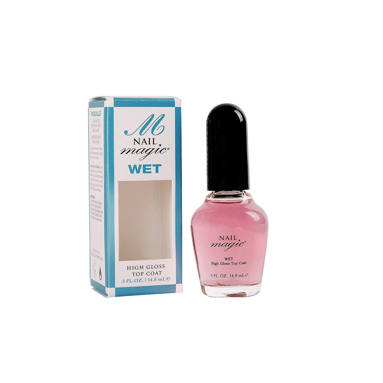 Nail Magic - WET, High Gloss Top Coat, 0.5 Fluid Ounce - Extreme High-Gloss, Shiny Top Coat, 60 Years of Superior Results, NM 624 1