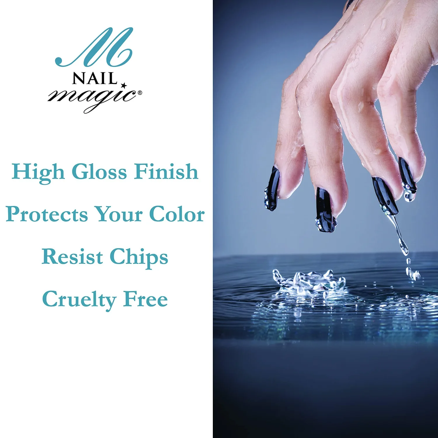 Nail Magic - WET, High Gloss Top Coat, 0.5 Fluid Ounce - Extreme High-Gloss, Shiny Top Coat, 60 Years of Superior Results, NM 624 1