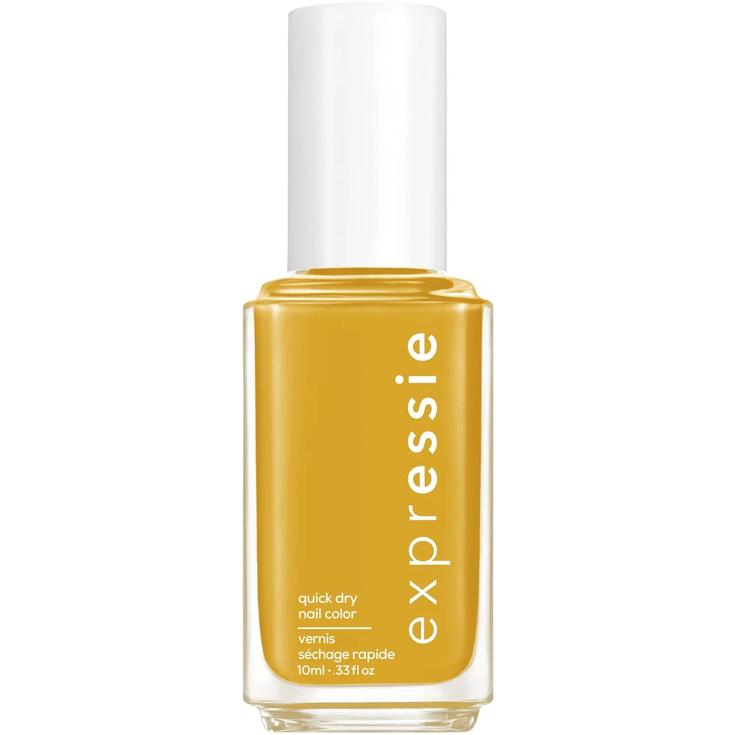 essie expressie Quick-Dry Vegan Nail Polish, Taxi Hopping, Acidic Yellow, 0.33 Ounce