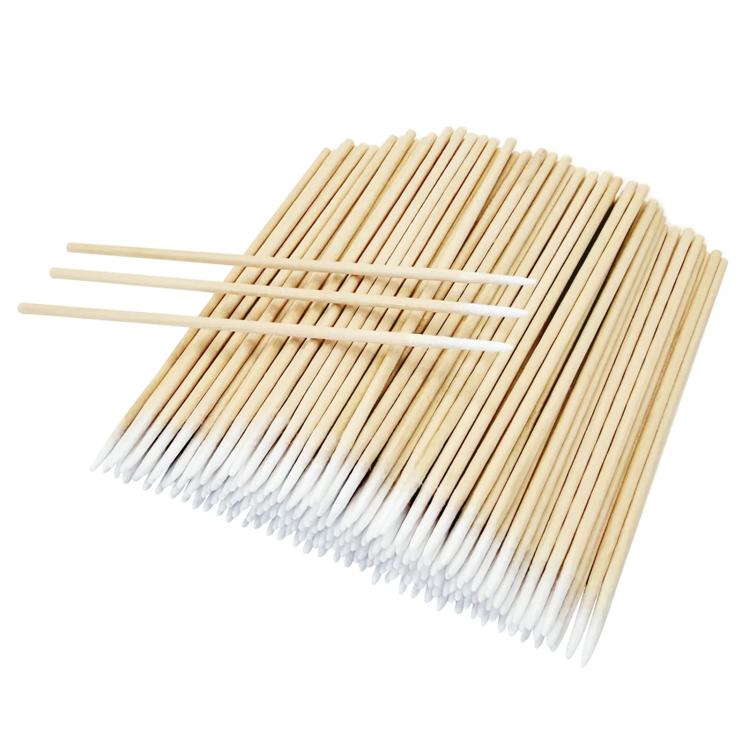 200 PCS Pointed Tip Cotton Swabs, Precision Micro Cotton Swabs | Pointed tip cotton swabs designed for precise nail polish edge cleanup, Disposable Makeup Applicators Beauty Tools