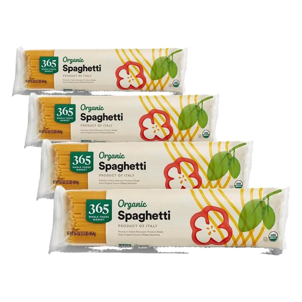365 by Whole Foods Market, Organic Spaghetti, 16 Ounce (Pack of 4)