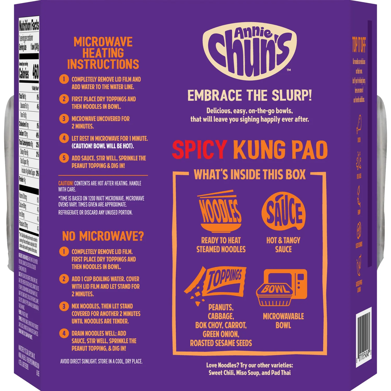 Annie Chun's Spicy Kung Pao Noodle Bowl, 8.73 oz (Pack of 1)