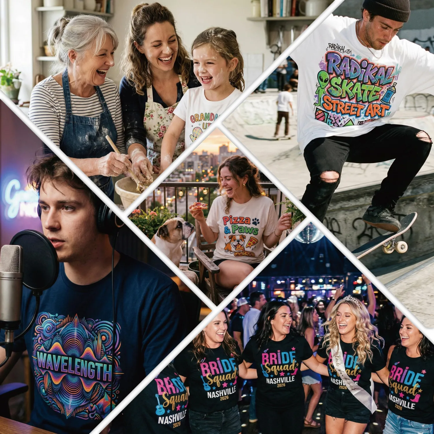 Custom T Shirts Bulk for Men Women Design Your Own Photo/Logo/Text Personalized Cotton T-Shirt Front & Back Print