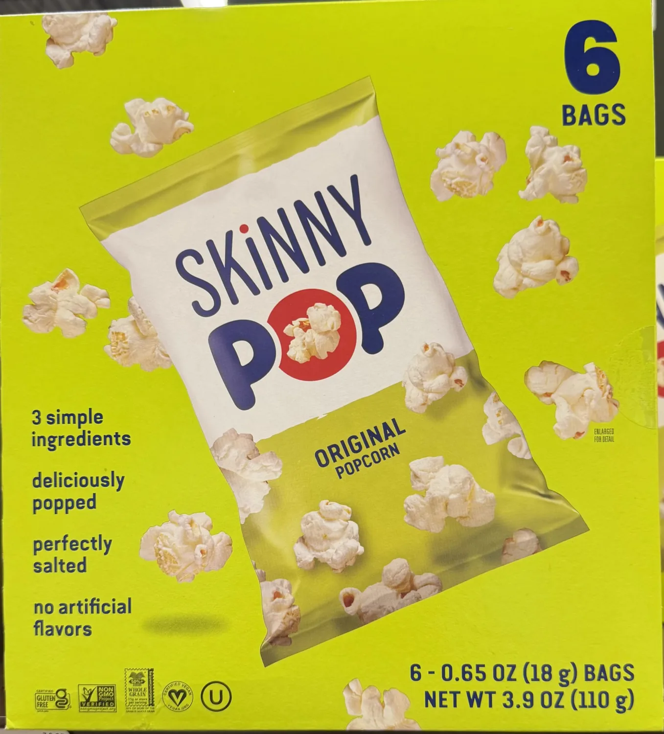 SKINNY POP Original Popcorn 10Ct, 5 OZ