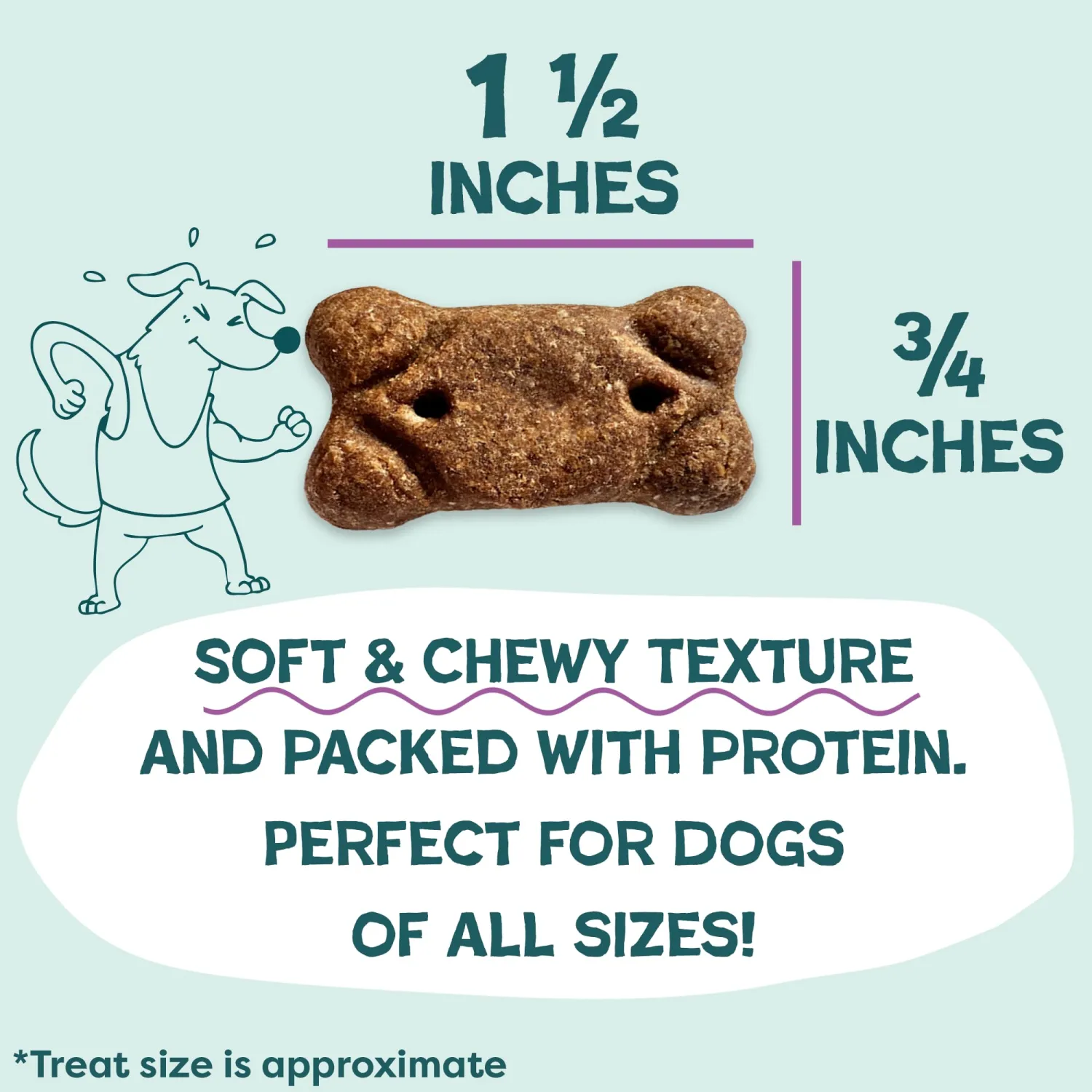 Shameless Pets Soft & Chewy Dog Treats, Talk'n Turkey Meaty Tenders, 8oz – Real Turkey is 1st Ingredient – Grain Free, No Corn or Soy – Digestive Support – for Small, Medium & Large Dogs