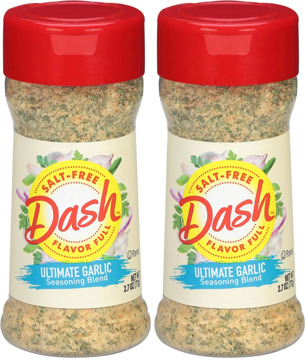 Dash Salt-Free Seasoning Blend, Ultimate Garlic Seasoning, 2.7 Ounce (Pack of 2)