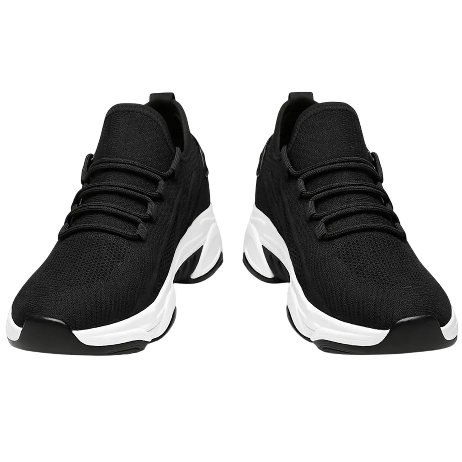 4 Inch Hidden Height Increase Sneakers,Lightweight Breathable Non-Slip Walking Shoes